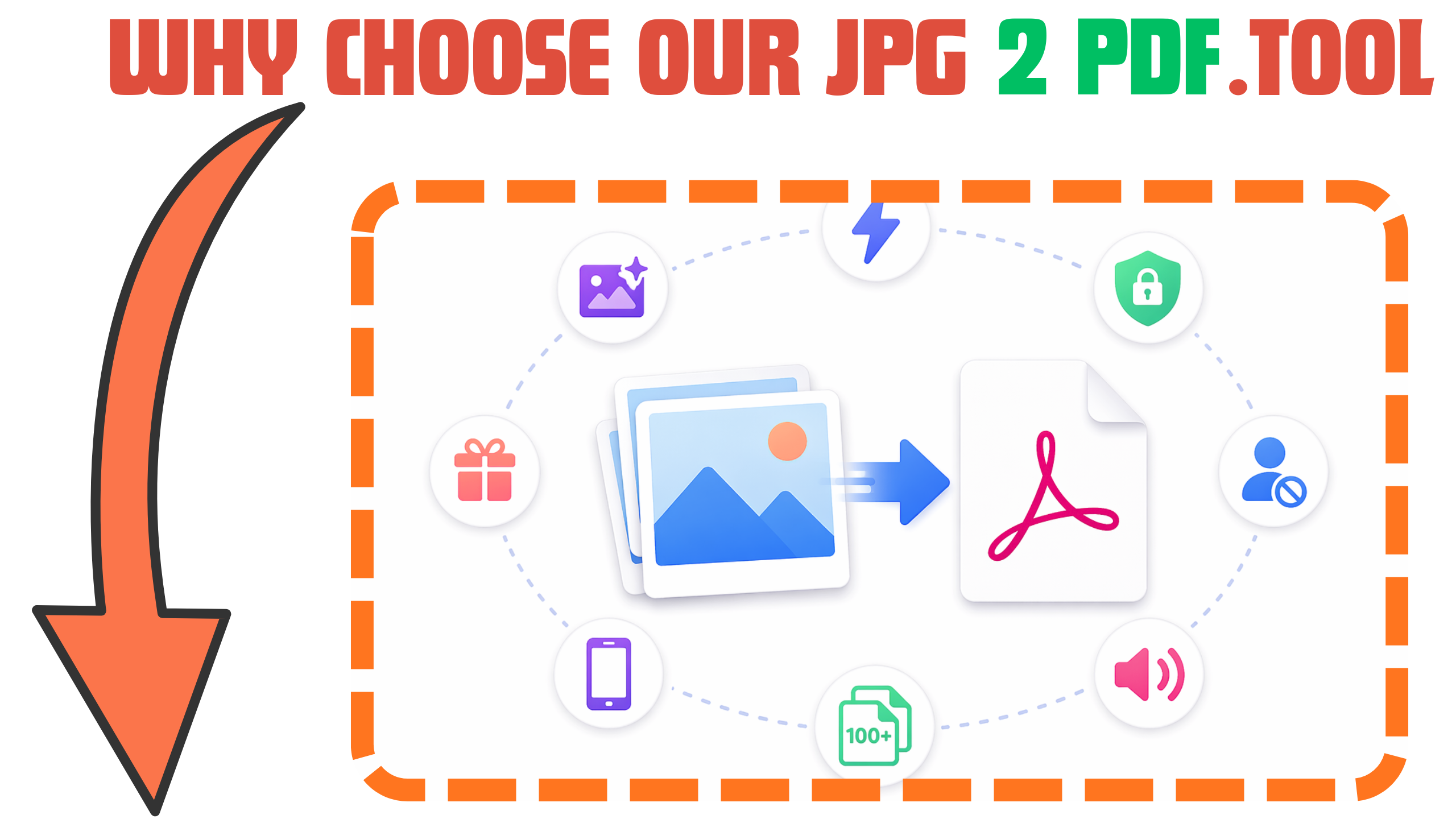 Why choose our JPG to PDF